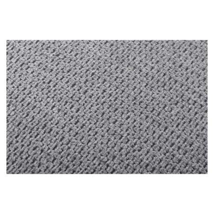 Canapé d'angle relax en tissu de luxe avec relax électrique, 5 places BEROLI, gris clair, angle gauche