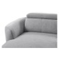 Canapé d'angle relax en tissu de luxe avec relax électrique, 5 places BEROLI, gris clair, angle gauche Canapé d'angle relax en tissu de luxe avec relax électrique, 5 places BEROLI, gris clair, angle gauche
