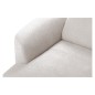 Canapé d'angle relax en tissu de luxe avec relax électrique, 5 places BEROLI, beige clair, angle gauche
