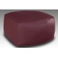 Grand pouf en cuir Magnum, bordeaux. Grand pouf en cuir Magnum, bordeaux.