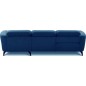 Canapé d'angle relax en tissu de luxe avec relax électrique, 5 places BEROLI, bleu, angle droit Canapé d'angle relax en tissu de luxe avec relax électrique, 5 places BEROLI, bleu, angle droit