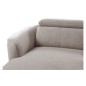 Canapé d'angle relax en tissu de luxe avec relax électrique, 5 places BEROLI, beige foncé, angle gauche