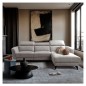 Canapé d'angle relax en tissu de luxe avec relax électrique, 5 places BEROLI, beige foncé, angle droit Canapé d'angle relax en tissu de luxe avec relax électrique, 5 places BEROLI, beige foncé, angle droit