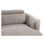 Canapé d'angle relax en tissu de luxe avec relax électrique, 5 places BEROLI, beige foncé, angle droit Canapé d'angle relax en tissu de luxe avec relax électrique, 5 places BEROLI, beige foncé, angle droit