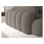 Canapé d'angle convertible en tissu bouclette taupe 3-4 places, CORSO, angle gauche Canapé d'angle convertible en tissu bouclette taupe 3-4 places, CORSO, angle gauche