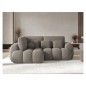 Canapé d'angle convertible en tissu bouclette taupe 3-4 places, CORSO, angle gauche Canapé d'angle convertible en tissu bouclette taupe 3-4 places, CORSO, angle gauche