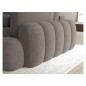 Canapé d'angle convertible en tissu bouclette taupe 3-4 places, CORSO, angle droit Canapé d'angle convertible en tissu bouclette taupe 3-4 places, CORSO, angle droit