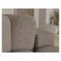 Canapé d'angle convertible en tissu bouclette taupe 3-4 places, CORSO, angle droit Canapé d'angle convertible en tissu bouclette taupe 3-4 places, CORSO, angle droit