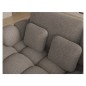 Canapé d'angle convertible en tissu bouclette taupe 3-4 places, CORSO, angle droit Canapé d'angle convertible en tissu bouclette taupe 3-4 places, CORSO, angle droit