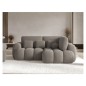 Canapé d'angle convertible en tissu bouclette taupe 3-4 places, CORSO, angle droit Canapé d'angle convertible en tissu bouclette taupe 3-4 places, CORSO, angle droit