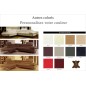 Canapé d'angle, en cuir italien 5/6 places GUCI, couleur personalisée, angle gauche, Personnalisé Canapé d'angle, en cuir italien 5/6 places GUCI, couleur personalisée, angle gauche, Personnalisé