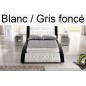 Lit en cuir italien de luxe BRIO, blanc et noir, 160x200 Lit en cuir italien de luxe BRIO, blanc et noir, 160x200