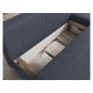 copie de Canapé d'angle convertible - GINI - en velours côtelé 3/4 places, anthracite, réversible copie de Canapé d'angle convertible - GINI - en velours côtelé 3/4 places, anthracite, réversible