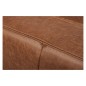 Canapé d'angle convertible cuir italien luxe cognac 4 places, ALAN, coffre, angle gauche Canapé d'angle convertible cuir italien luxe cognac 4 places, ALAN, coffre, angle gauche