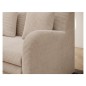 Joli canapé convertible avec rangement en velours beige, ARIEL, 2 places Joli canapé convertible avec rangement en velours beige, ARIEL, 2 places