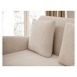 Joli canapé convertible avec rangement en velours beige, ARIEL, 2 places Joli canapé convertible avec rangement en velours beige, ARIEL, 2 places