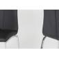 Lot de 4 chaises ASTRIA en cuir artificiel, noir Lot de 4 chaises ASTRIA en cuir artificiel, noir