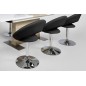 Lot de 2 chaises design noires, PLAZZA Lot de 2 chaises design noires, PLAZZA