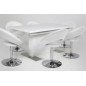 Lot de 2 chaises design blanches, PLAZZA Lot de 2 chaises design blanches, PLAZZA