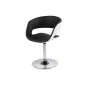 Chaise design bicolore noir et blanc, GRETA Chaise design bicolore noir et blanc, GRETA