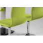 Lot de 2 chaises PIKETI en simili cuir, vert Lot de 2 chaises PIKETI en simili cuir, vert