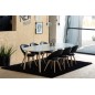 Lot de 2 chaises PLAISANCE en simili cuir, noir