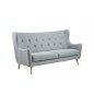 Canapé 3 places en tissu de qualité KASTEL, gris Canapé 3 places en tissu de qualité KASTEL, gris