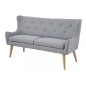 Canapé 3 places en tissu de qualité KASTEL, gris Canapé 3 places en tissu de qualité KASTEL, gris
