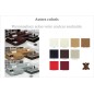 Canapé d'angle en cuir italien 5 places ENZO, couleur personnalisé, angle gauche Canapé d'angle en cuir italien 5 places ENZO, couleur personnalisé, angle gauche