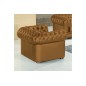 Fauteuil 1 place en cuir italien CHESTERFIELD, personnalisé Fauteuil 1 place en cuir italien CHESTERFIELD, personnalisé