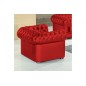 Fauteuil 1 place en cuir italien CHESTERFIELD, personnalisé Fauteuil 1 place en cuir italien CHESTERFIELD, personnalisé