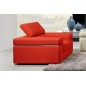 Fauteuil 1 place en cuir italien ALONSO, rouge Fauteuil 1 place en cuir italien ALONSO, rouge