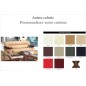 Canapé 3 places en cuir supérieur luxe haut de gamme italien TENTATION, couleur personnalisée Canapé 3 places en cuir supérieur luxe haut de gamme italien TENTATION, couleur personnalisée