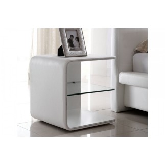 Lit design en cuir italien de luxe BELIO, couleur personnalisée