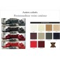 Canapé d'angle en cuir italien 8 places ALMERA avec tétières, personnalisé, angle droit Canapé d'angle en cuir italien 8 places ALMERA avec tétières, personnalisé, angle droit