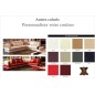 Canapé d'angle en cuir italien 6/7 places RIVA, couleur personnalisée, angle droit Canapé d'angle en cuir italien 6/7 places RIVA, couleur personnalisée, angle droit