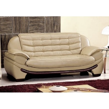 Ensemble BELLO 3+1, canapé 3 places et fauteuil 1 place en tout cuir supérieur luxe haut de gamme vachette