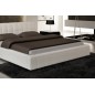 Lit design en cuir italien de luxe SMILEY, blanc, 180x200 Lit design en cuir italien de luxe SMILEY, blanc, 180x200