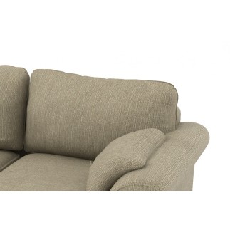Canapé 2 places en tissu de qualité HUSTON, beige