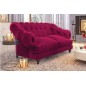 Canapé 2 places en tissu de qualité CHAMBORD, fuschia Canapé 2 places en tissu de qualité CHAMBORD, fuschia