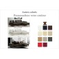 Canapé d'angle en cuir italien 5 places LOUNGE, couleur personnalisée, angle droit Canapé d'angle en cuir italien 5 places LOUNGE, couleur personnalisée, angle droit