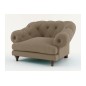 Fauteuil 1 place en tissu de qualité CHAMBORD, beige Fauteuil 1 place en tissu de qualité CHAMBORD, beige