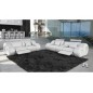 Canapé 3 places en cuir supérieur luxe haut de gamme italien MONRELAX, blanc Canapé 3 places en cuir supérieur luxe haut de gamme italien MONRELAX, blanc