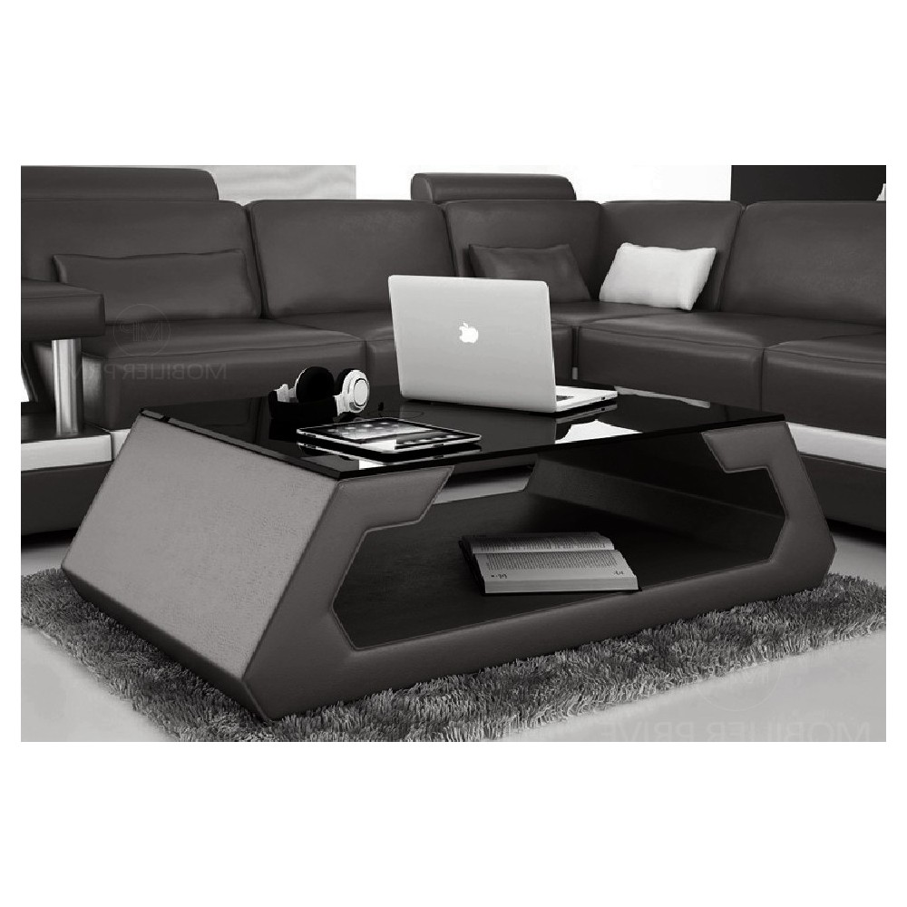 Table basse design ALMA, noir, 140×70×45 cm Table basse design ALMA, noir, 140×70×45 cm