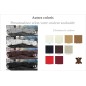 Canapé d'angle en cuir italien 7 places LOVE, couleur personnalisée, angle droit Canapé d'angle en cuir italien 7 places LOVE, couleur personnalisée, angle droit