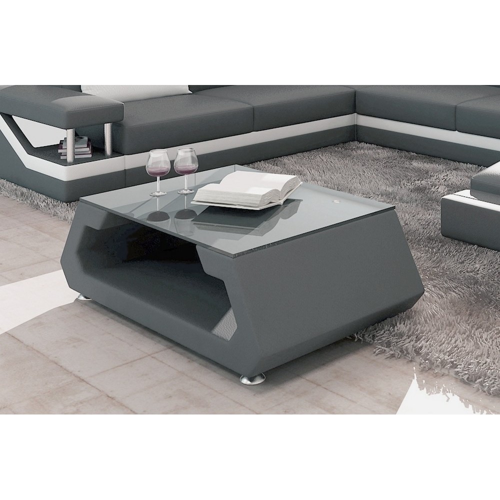 Table basse design ALMA, gris foncé, 140×70×45 cm Table basse design ALMA, gris foncé, 140×70×45 cm