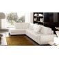 - Canapé d'angle DIVANO en cuir italien vachette de qualité, Blanc, angle gauche, 4/5 places - Canapé d'angle DIVANO en cuir italien vachette de qualité, Blanc, angle gauche, 4/5 places