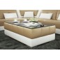 Table basse design ZEINA, beige et blanc, 120×70×42 cm Table basse design ZEINA, beige et blanc, 120×70×42 cm