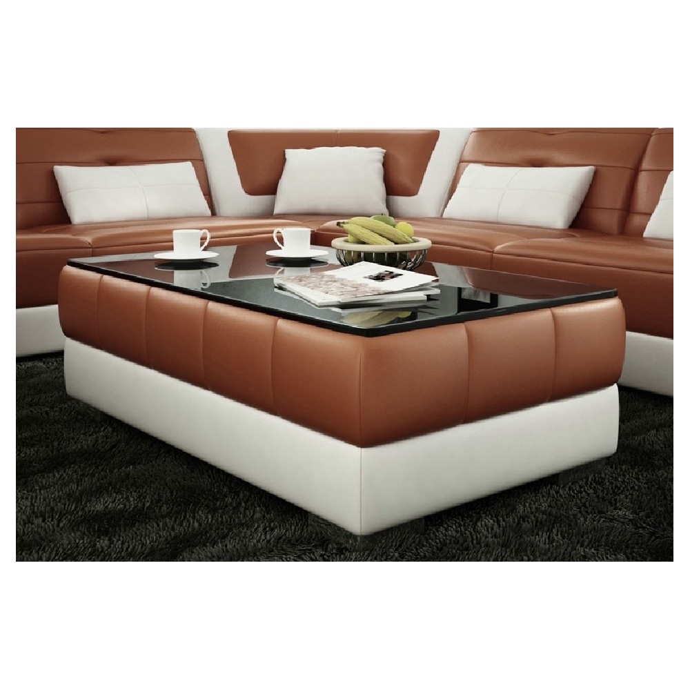 Table basse design ZEINA, marron, 120×70×42 cm Table basse design ZEINA, marron, 120×70×42 cm