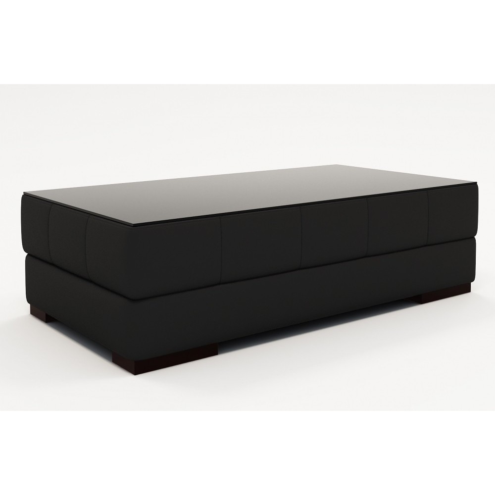 Table basse design ZEINA, noire unie, 120×70×42 cm Table basse design ZEINA, noire unie, 120×70×42 cm